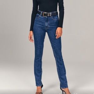 Abercrombie & Fitch Blue Straight Leg Jeans